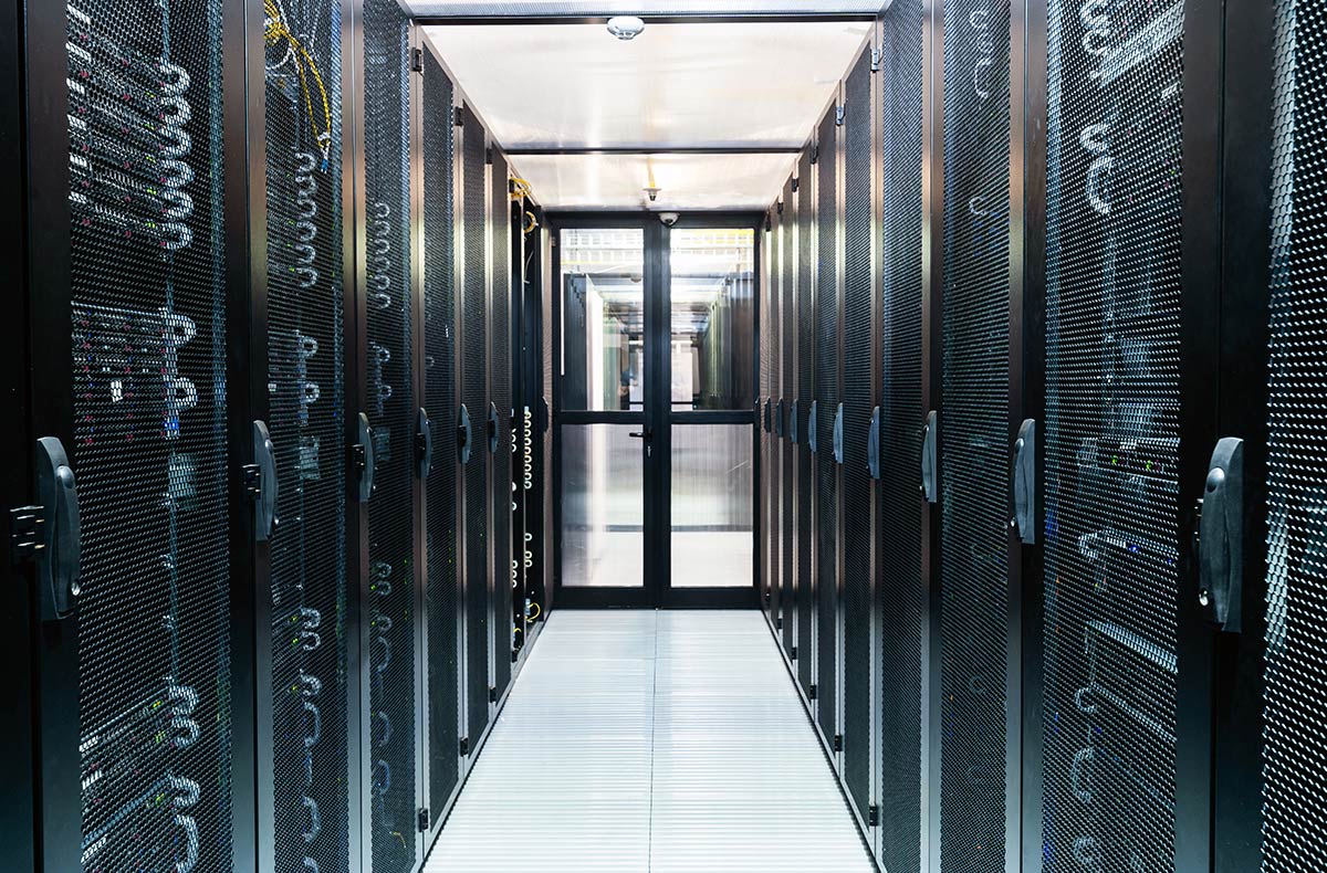 Data center server racks